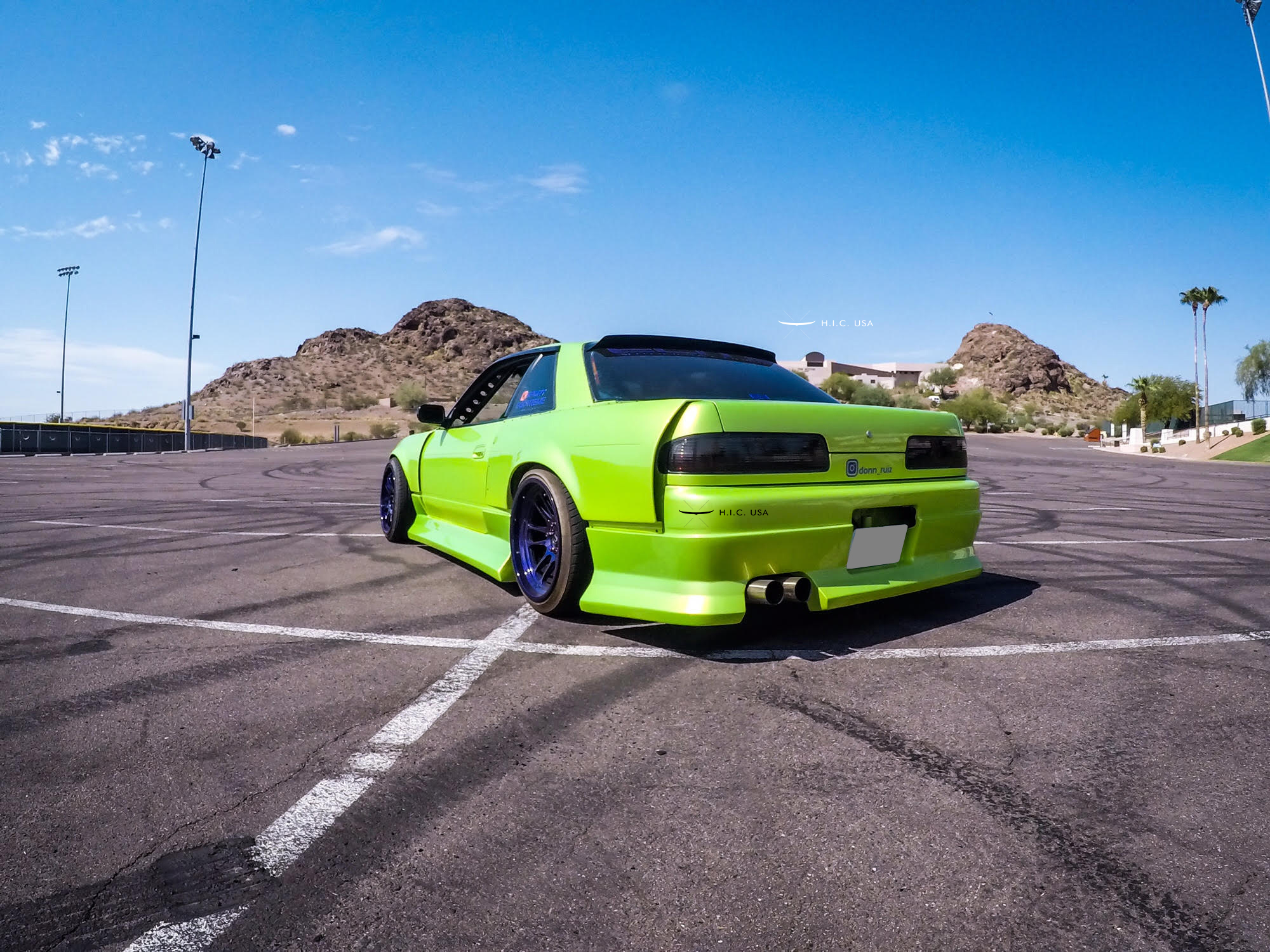 Rear Visor - 240SX Coupe 89-93 — H.I.C. USA